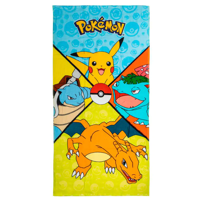 One Piece Starter Pokemon prémium törölköző 70 x 140 cm termékfotó