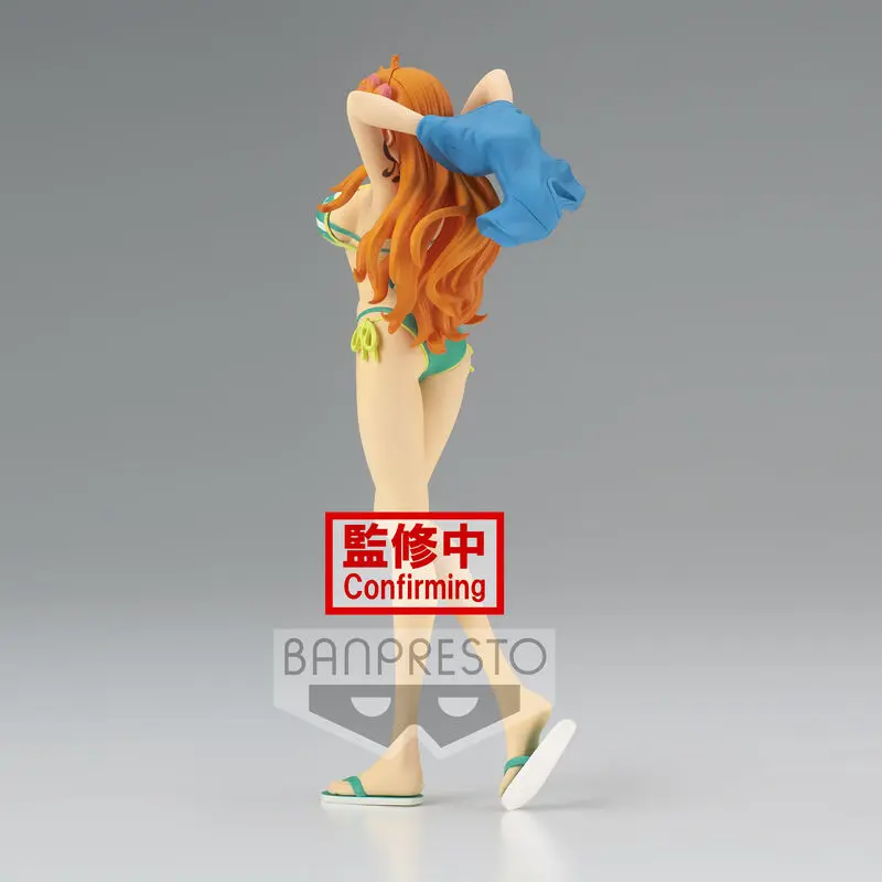 One Piece The Grandline Girl Vacation Nami Ver.A figura 20cm termékfotó