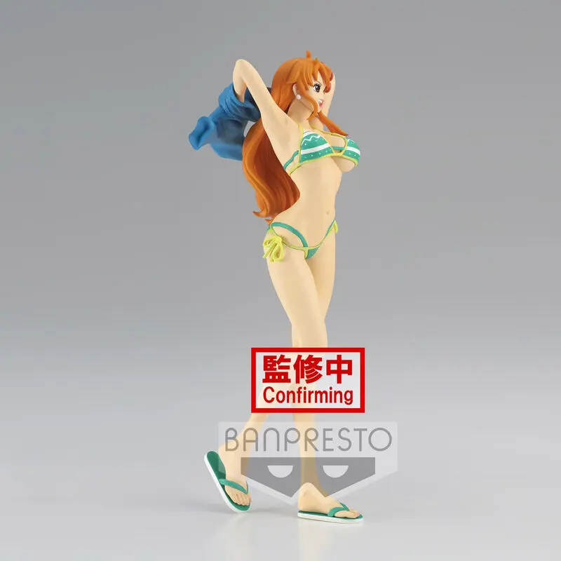One Piece The Grandline Girl Vacation Nami Ver.A figura 20cm termékfotó