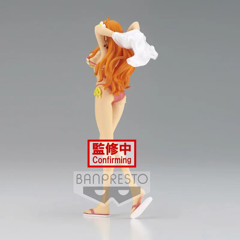 One Piece The Grandline Girl Vacation Nami Ver.B figura 20cm termékfotó