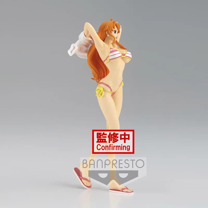 One Piece The Grandline Girl Vacation Nami Ver.B figura 20cm termékfotó