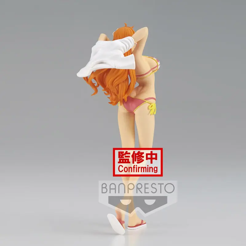 One Piece The Grandline Girl Vacation Nami Ver.B figura 20cm termékfotó