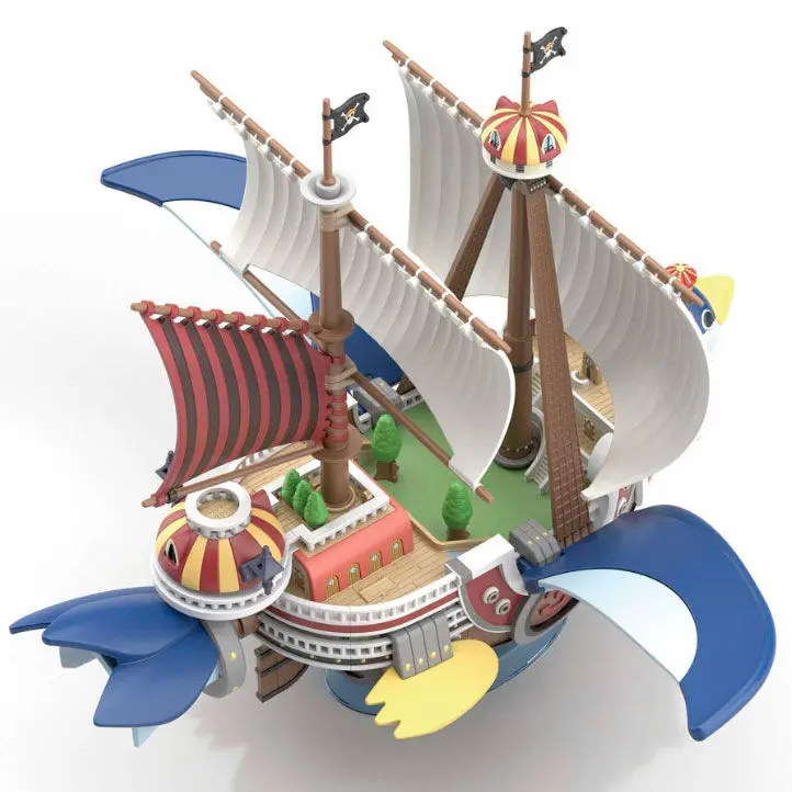 One Piece Thousand-Sunny Flying Model Ship modell készlet figura 12cm termékfotó