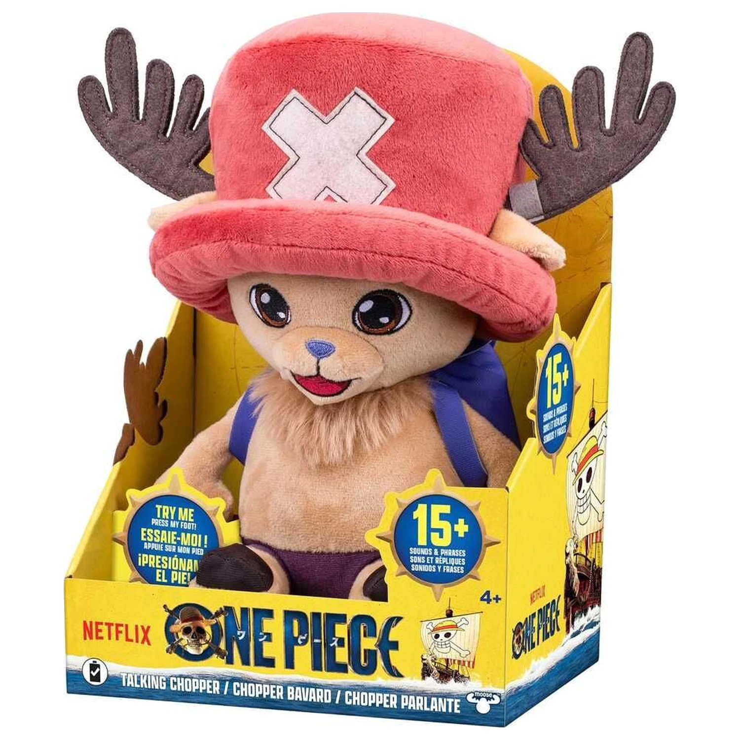 One Piece Tony Tony Chopper plüss hanggal 28cm termékfotó