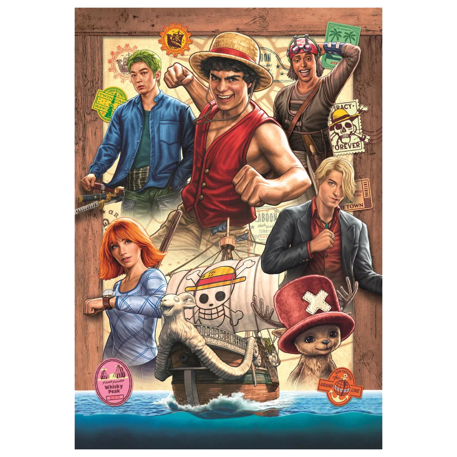 One Piece Treasure Hunt 300 db-os puzzle  termékfotó