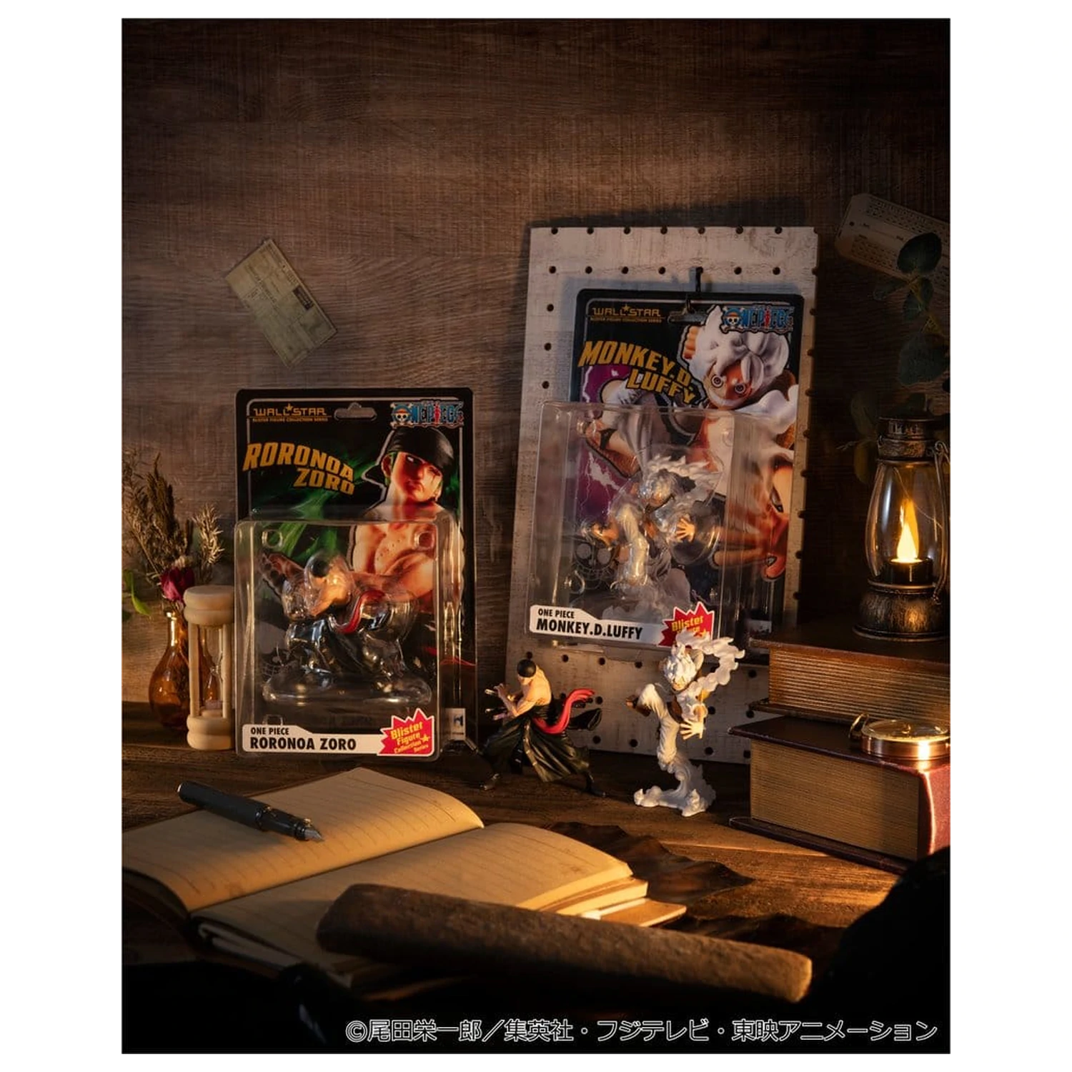 One Piece Wallstar 2 db-os PVC figura csomag Monkey D. Luffy Gear Fifth & Roronoa Zoro (with gift) 10 cm termékfotó