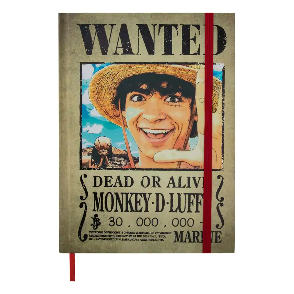 One Piece Wanted Posters jegyzetfüzet termékfotó