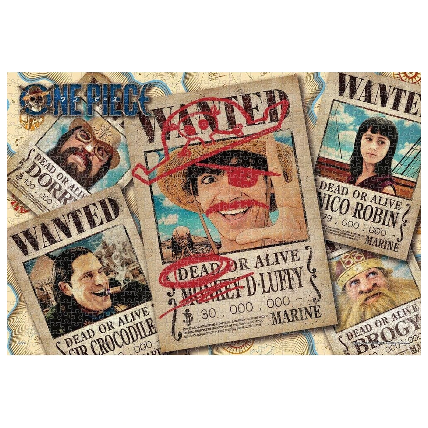 One Piece Wanted puzzle (1000 darabos) termékfotó