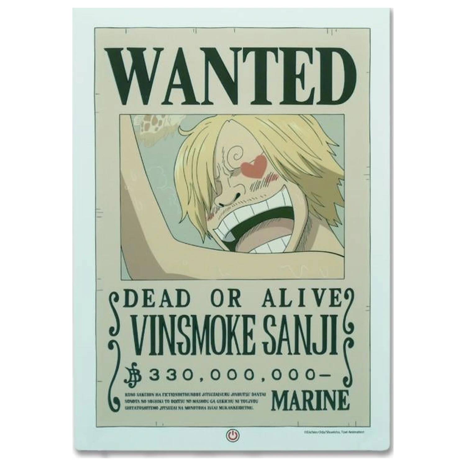 One Piece Wanter Sanji neon lámpa 30cm termékfotó