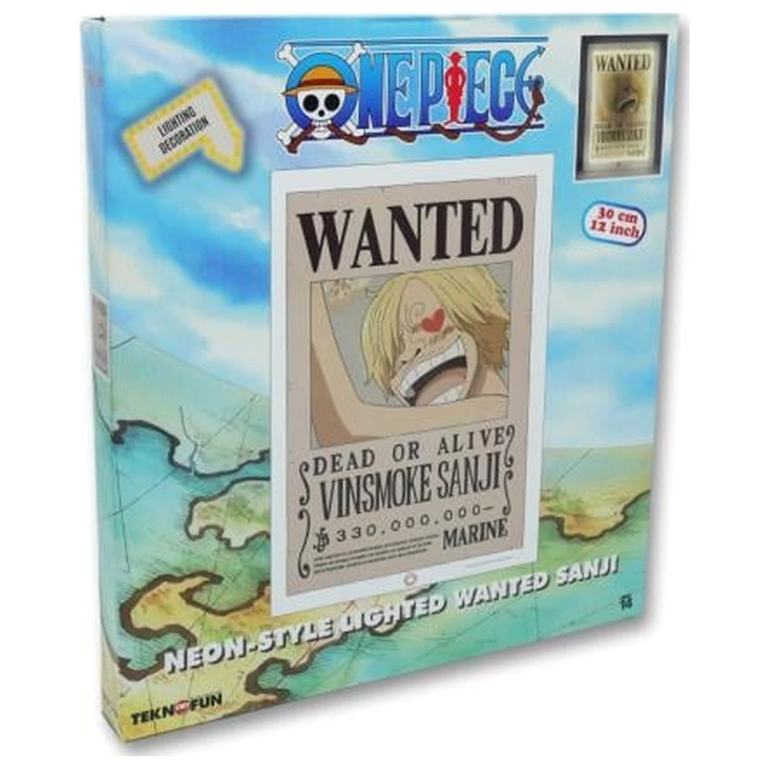 One Piece Wanter Sanji neon lámpa 30cm termékfotó