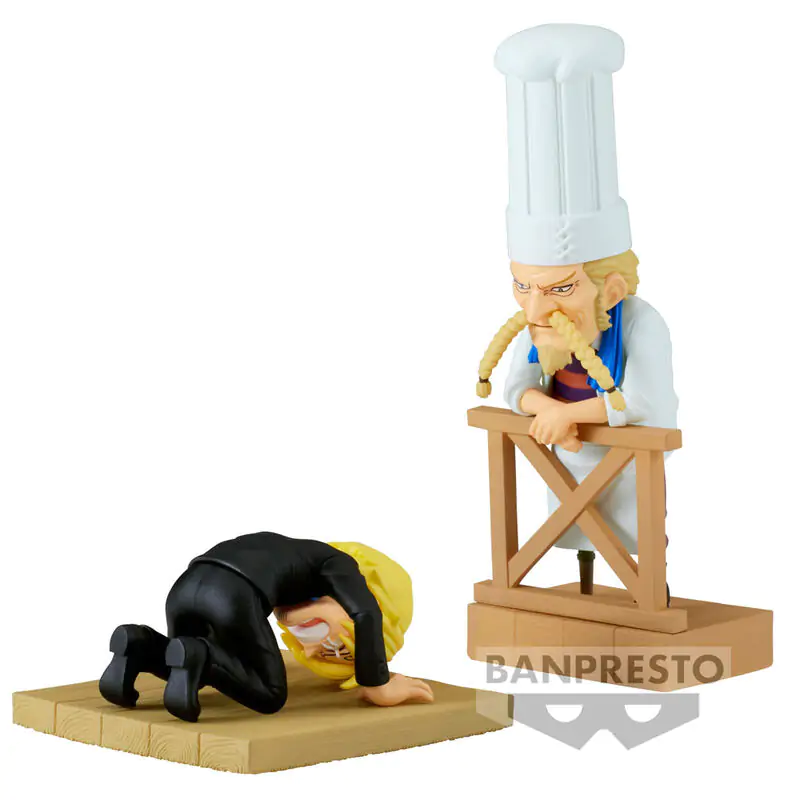 One Piece WCF Log Series Sanji & Zeff 2 world collectable figura 8cm termékfotó