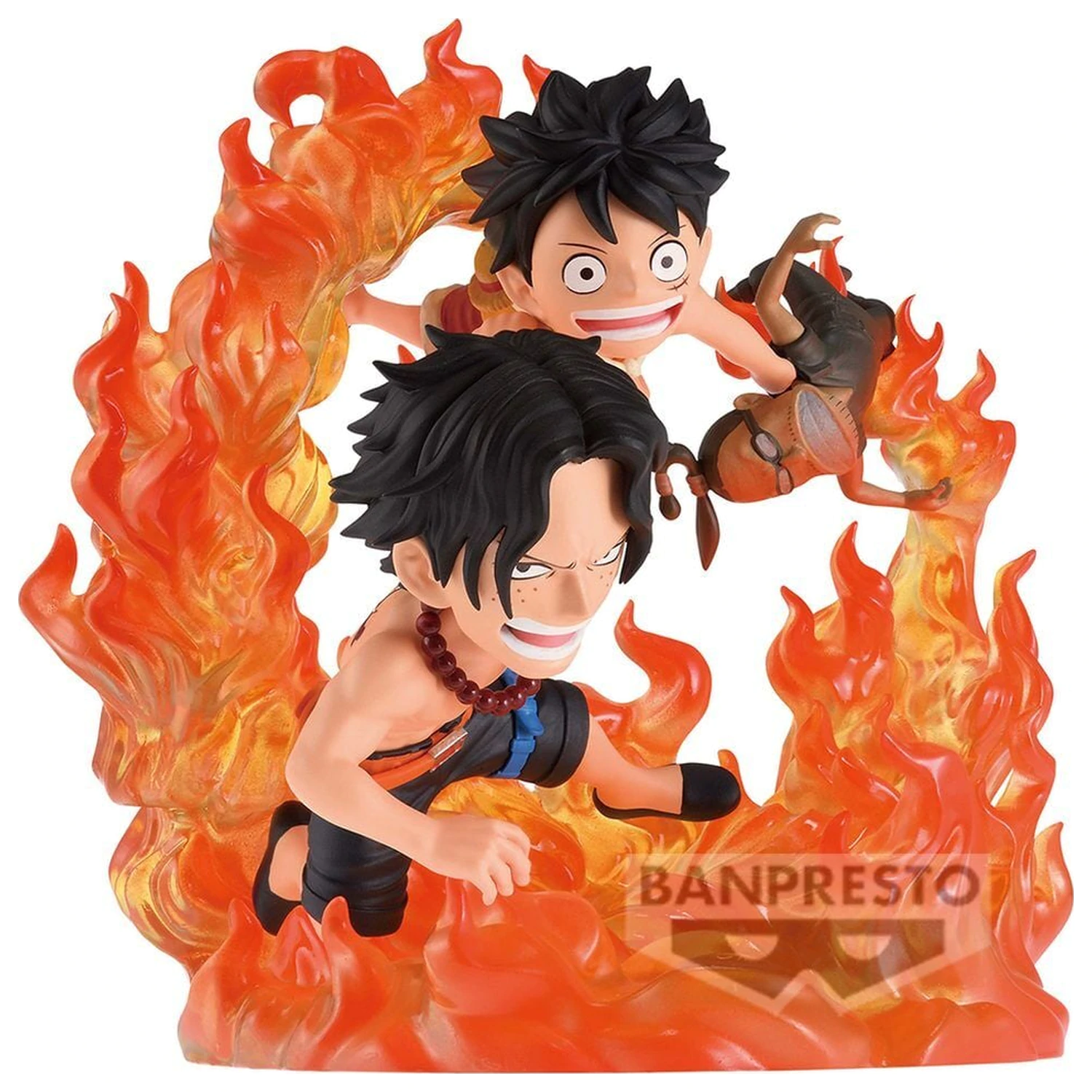 One Piece WCF Log Stories Marineford Portgas D Ace & Monkey D Luffy figura 10cm termékfotó