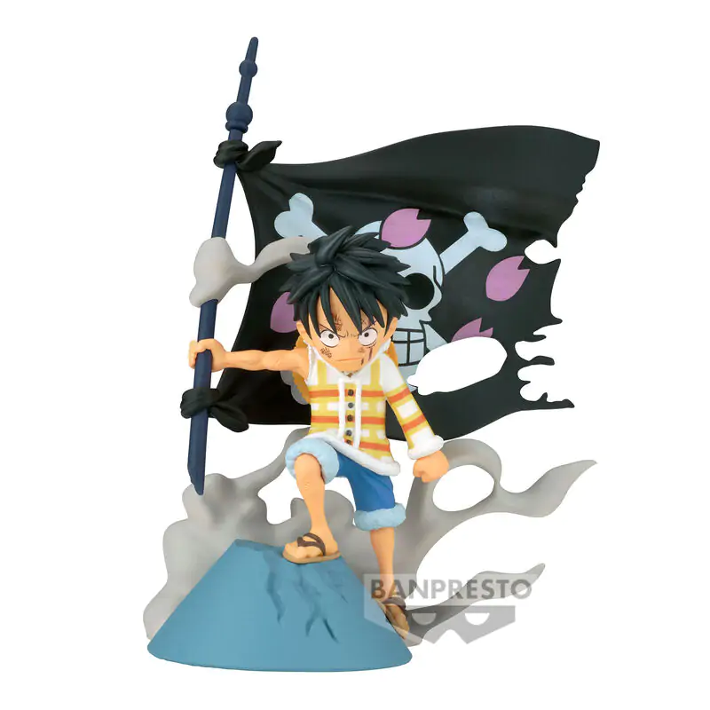 One Piece WCF Log Stories Monkey D Luffy figura 8cm termékfotó