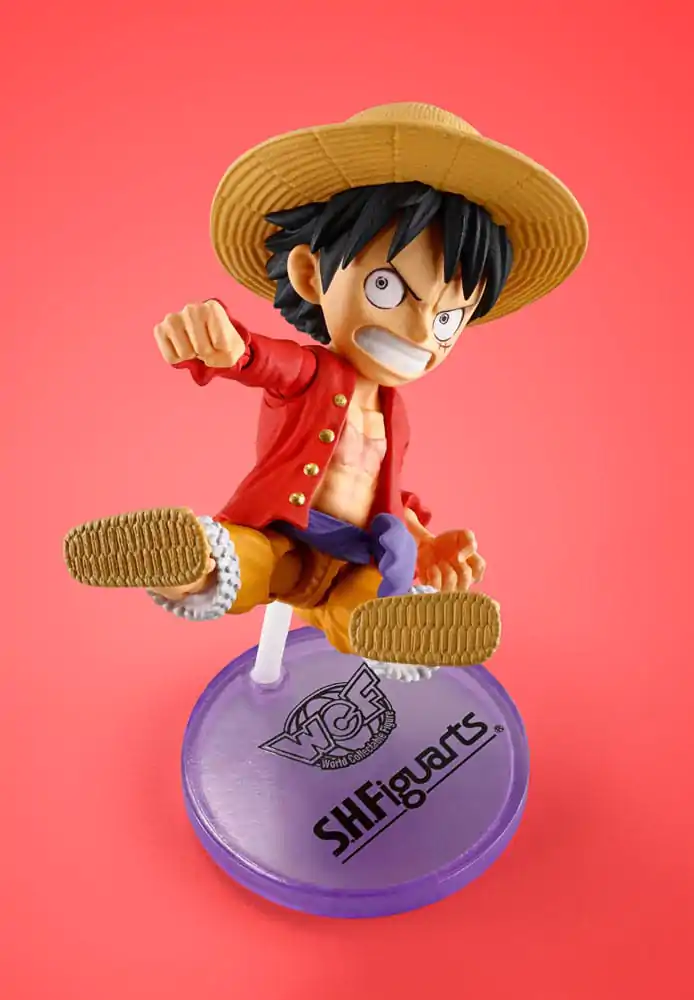 One Piece World Collactable Figures x S.H. Figuarts akciófigura Monkey D. Luffey 8 cm termékfotó