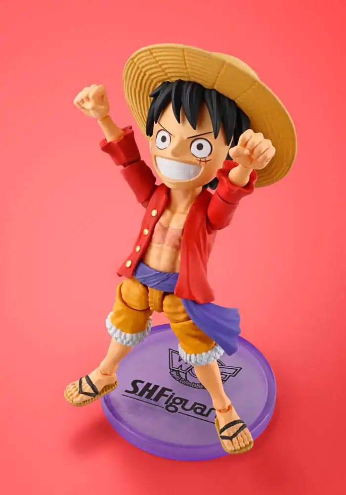 One Piece World Collactable Figures x S.H. Figuarts akciófigura Monkey D. Luffey 8 cm termékfotó