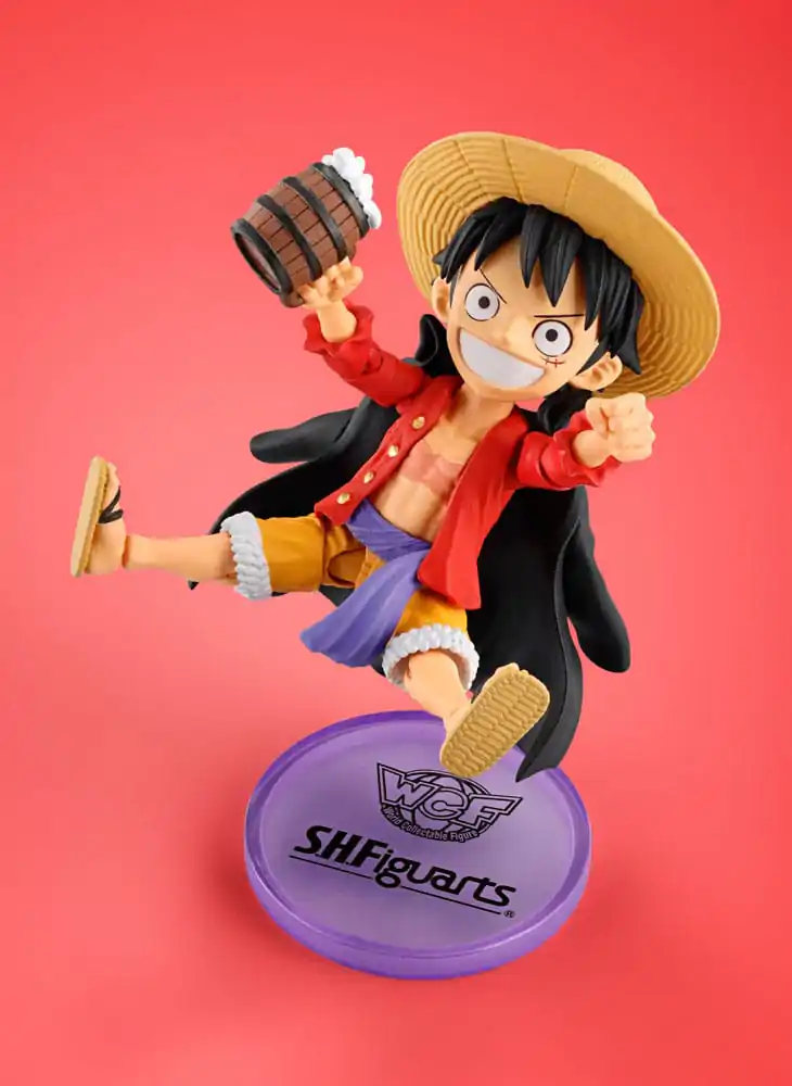 One Piece World Collactable Figures x S.H. Figuarts akciófigura Monkey D. Luffey 8 cm termékfotó