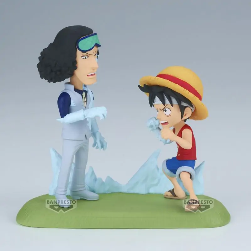 One Piece World Collectable figura Log Stories Monkey D. Luffy vs Kuzan 9cm termékfotó