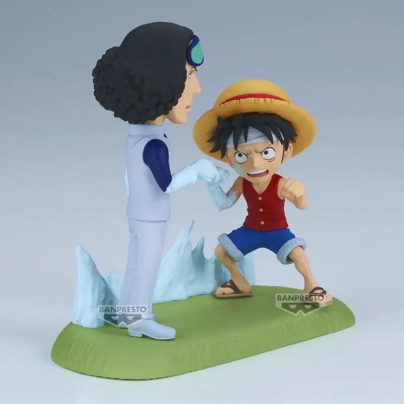 One Piece World Collectable figura Log Stories Monkey D. Luffy vs Kuzan 9cm termékfotó