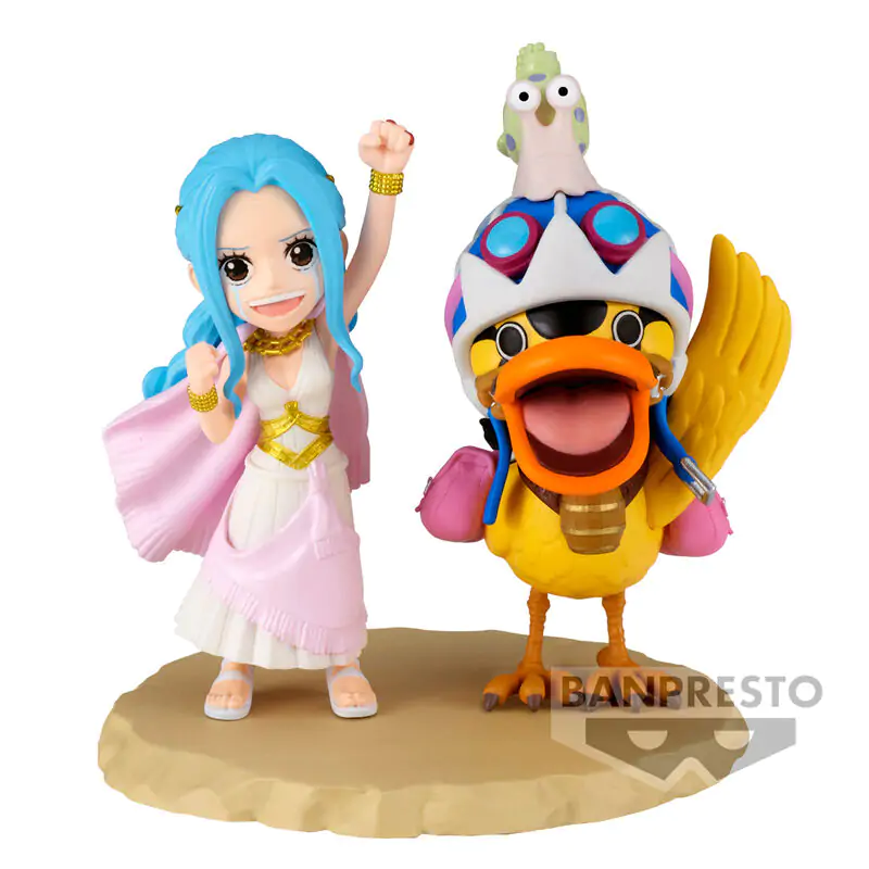 One Piece world collectable Log Series Nefeltari Vivi & Karoo figura 7cm termékfotó