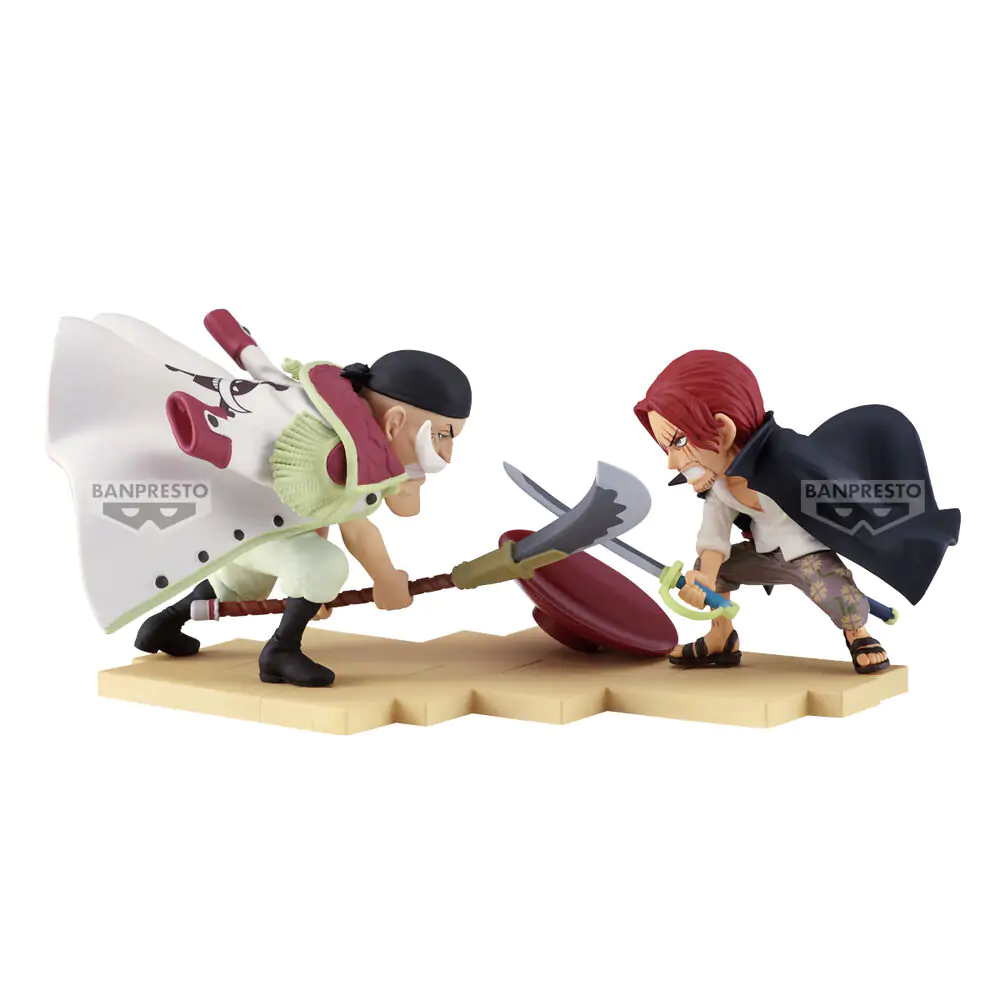 One Piece World Collectable Log Stories Edward Newgate vs. Shanks figura 13cm termékfotó