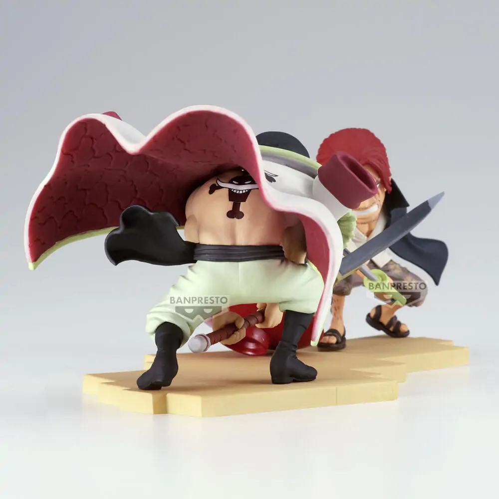 One Piece World Collectable Log Stories Edward Newgate vs. Shanks figura 13cm termékfotó