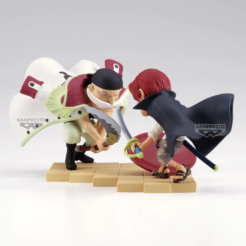 One Piece World Collectable Log Stories Edward Newgate vs. Shanks figura 13cm termékfotó