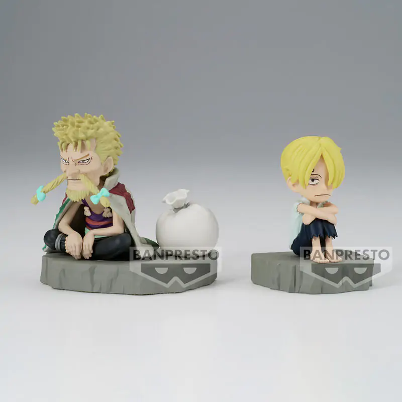 One Piece World Collectable Stories Sanji & Zeff figura 6cm termékfotó