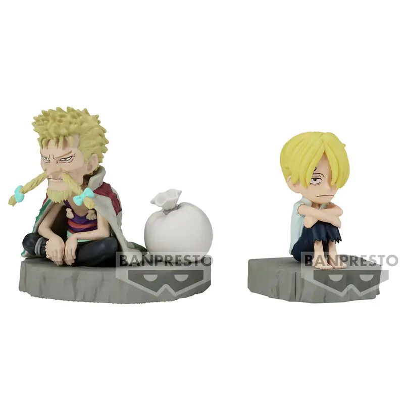 One Piece World Collectable Stories Sanji & Zeff figura 6cm termékfotó