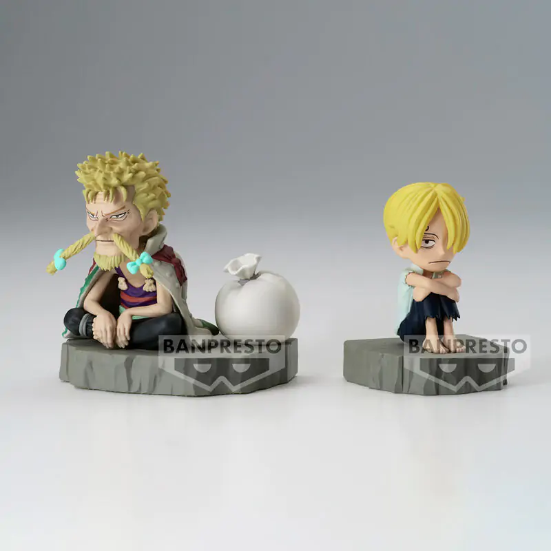 One Piece World Collectable Stories Sanji & Zeff figura 6cm termékfotó