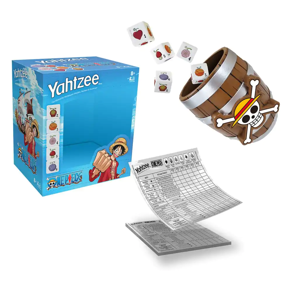 One Piece Yahtzee német nyelvű termékfotó