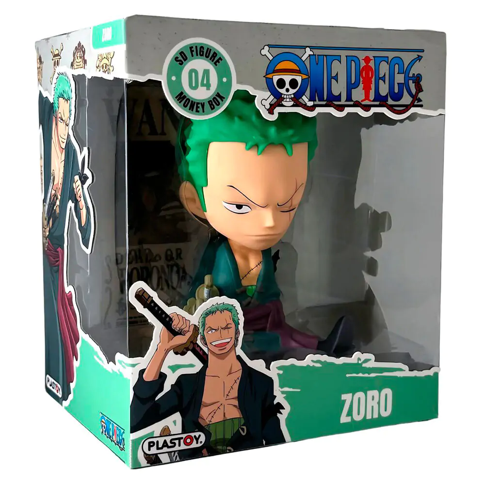 One Piece Zoro persely figura 18cm termékfotó