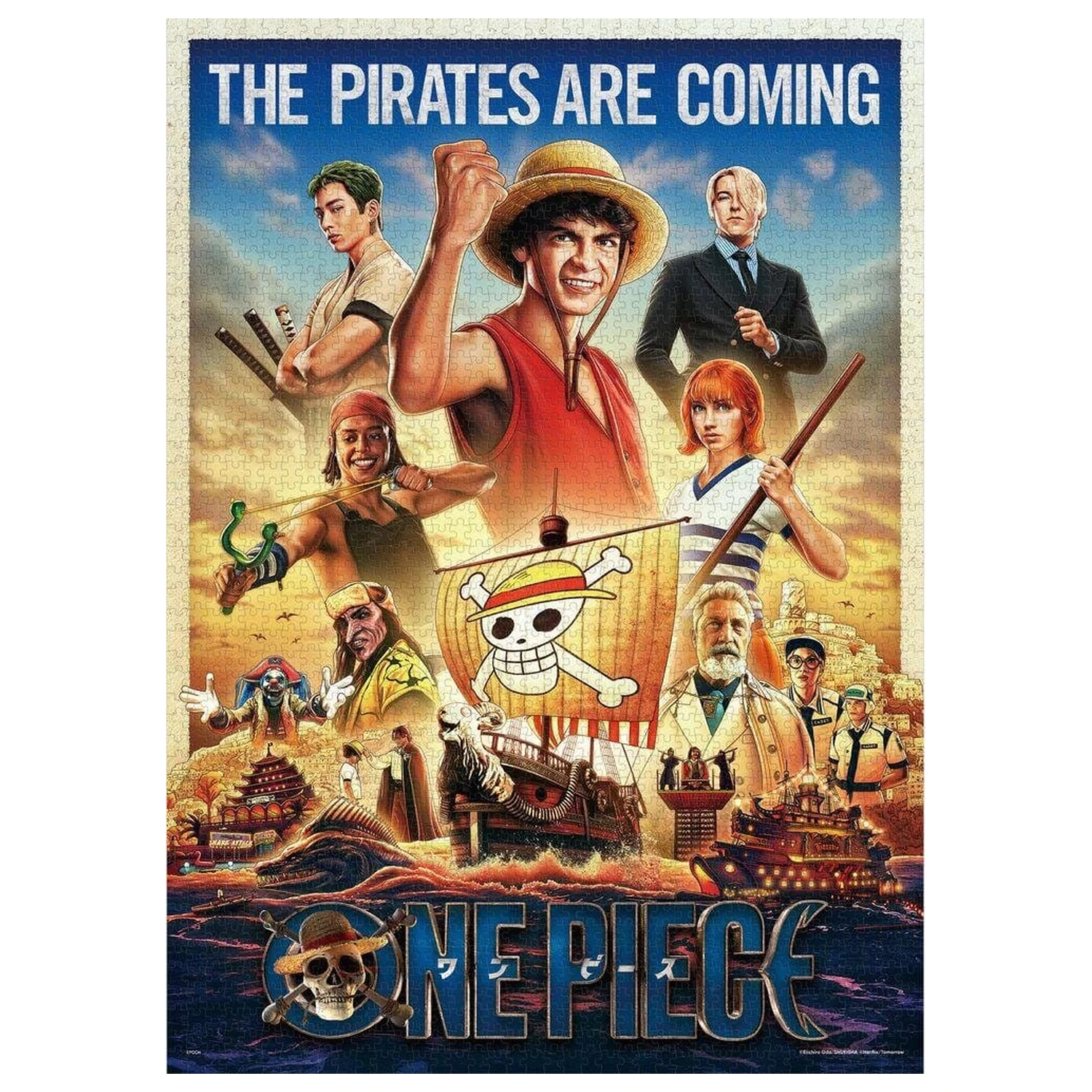 One PieceThe Pirates Are Coming puzzle (2000 darab) termékfotó