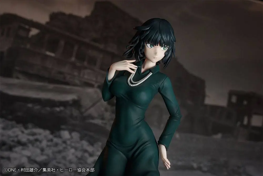 One Punch Man 1/7 Blizzard of Hell Fubuki szobor figura 21 cm termékfotó