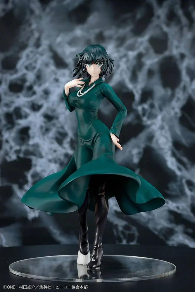One Punch Man 1/7 Blizzard of Hell Fubuki szobor figura 21 cm termékfotó
