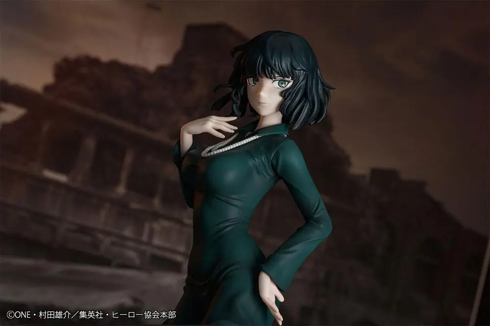 One Punch Man 1/7 Blizzard of Hell Fubuki szobor figura 21 cm termékfotó
