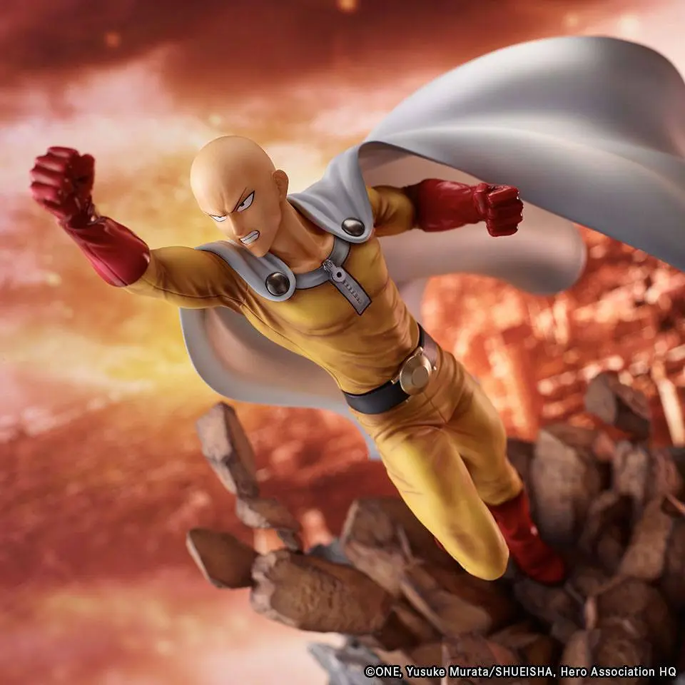 One-Punch Man 1/7 Saitama szobor figura 33 cm termékfotó