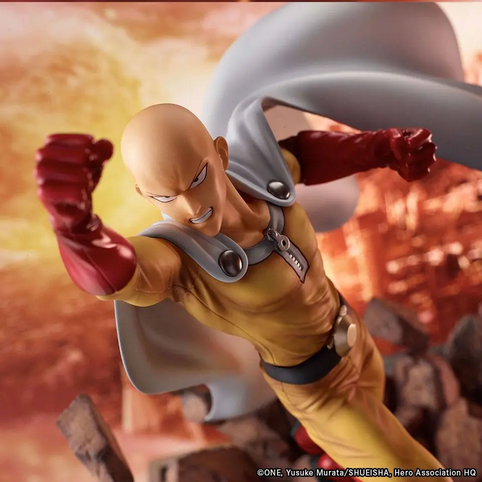 One-Punch Man 1/7 Saitama szobor figura 33 cm termékfotó