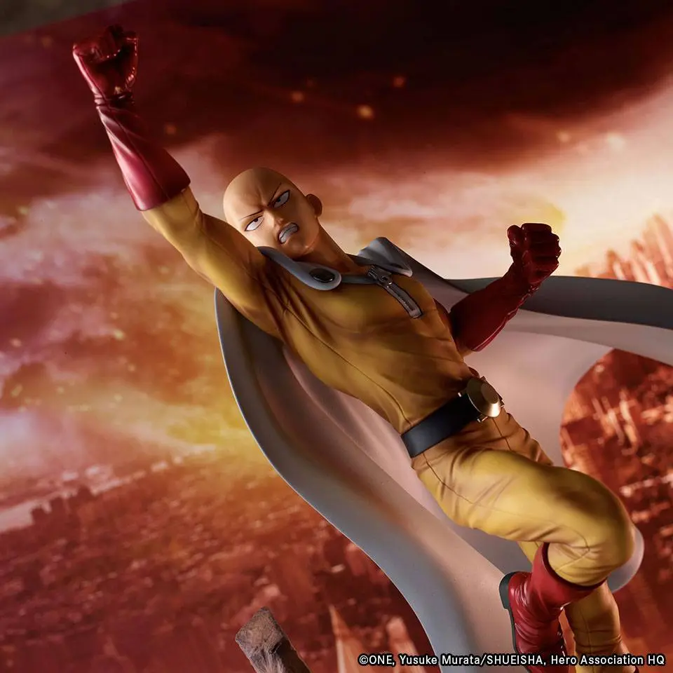 One-Punch Man 1/7 Saitama szobor figura 33 cm termékfotó