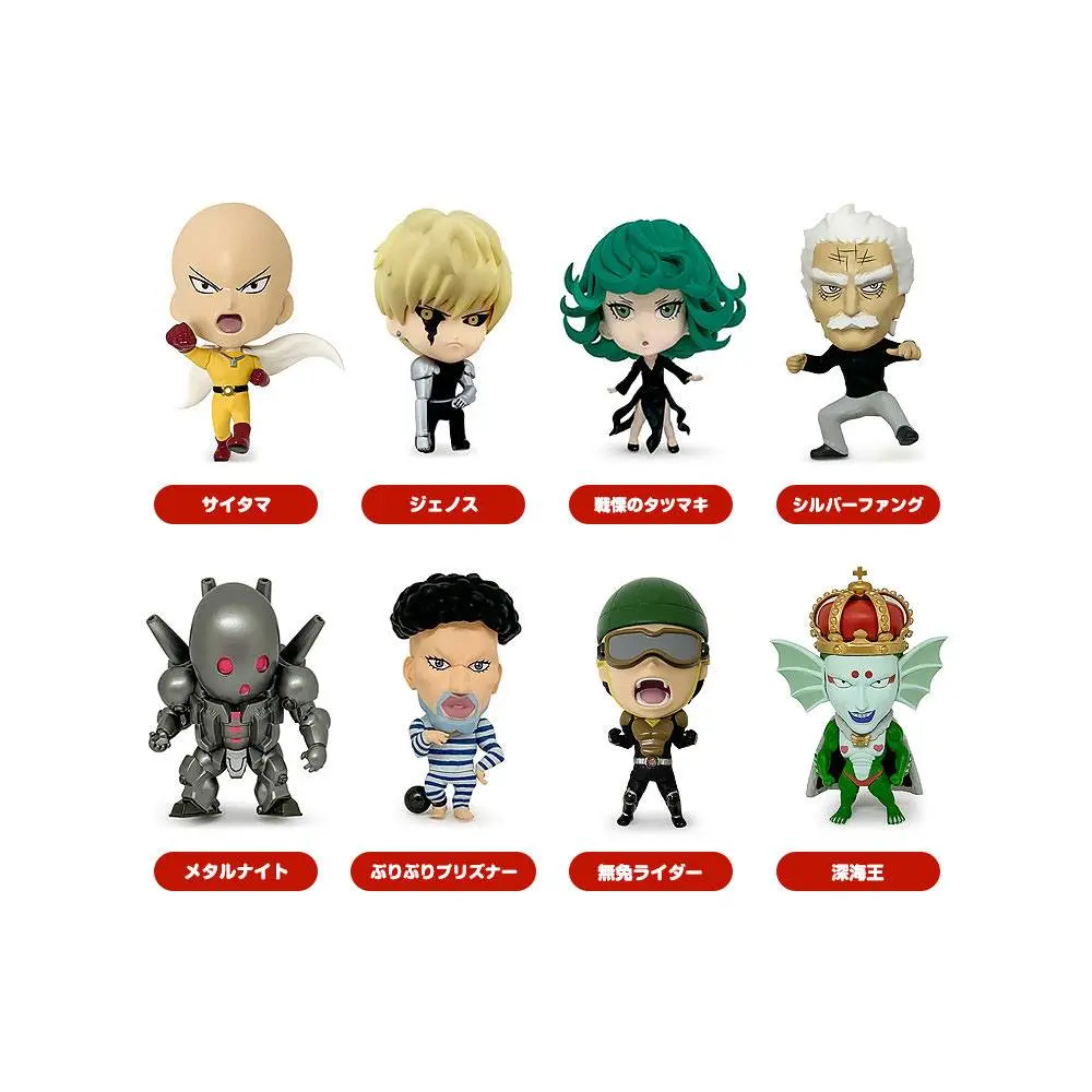 One Punch Man 16d Gyűjthető PVC figura kollekció Vol. 2 6 cm (8 darab) termékfotó