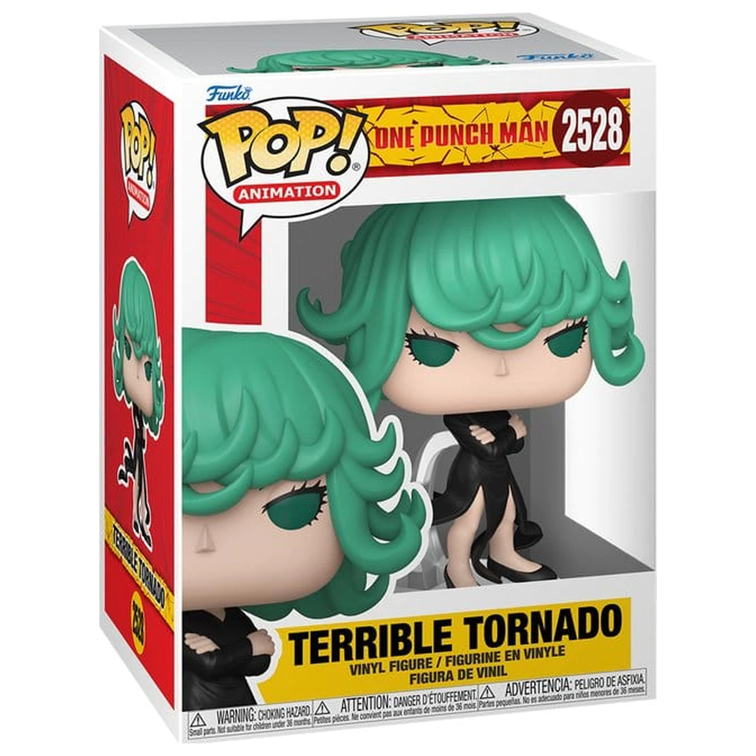 One Punch Man Funko POP! Animation Vinyl figura Terrible Tornado 9 cm termékfotó