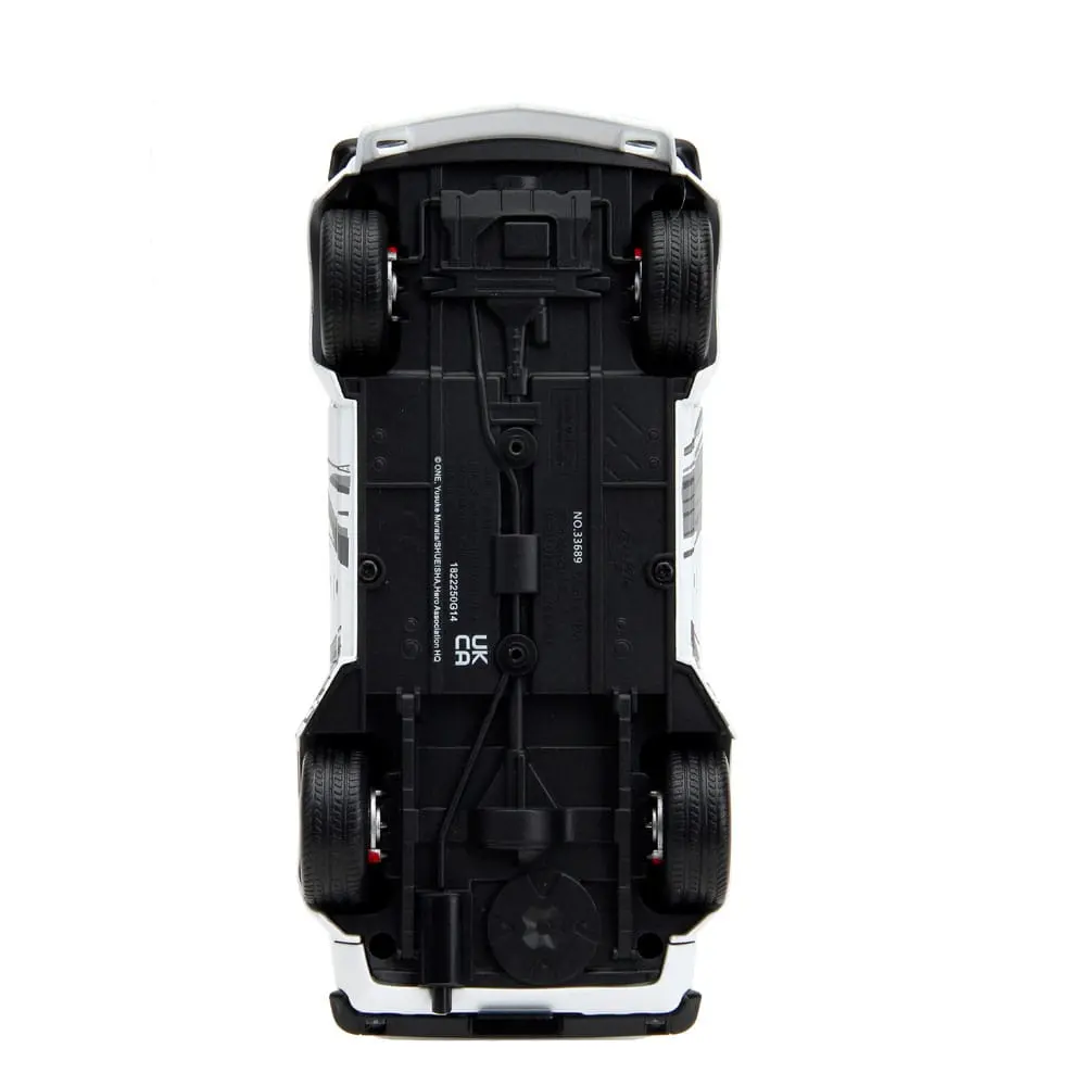 One Punch Man Hollywood Rides Diecast Model 1/24 1974 Mazda RX-3 és One Punch Man figura termékfotó