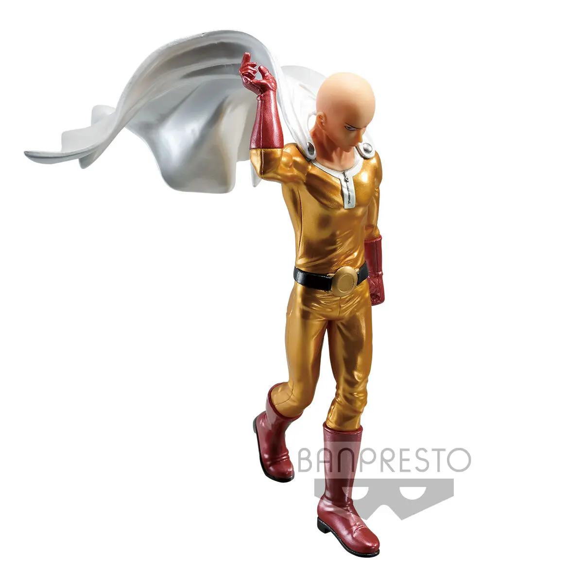 One Punch Man Saitama Metalic Color prémium figura 20cm termékfotó