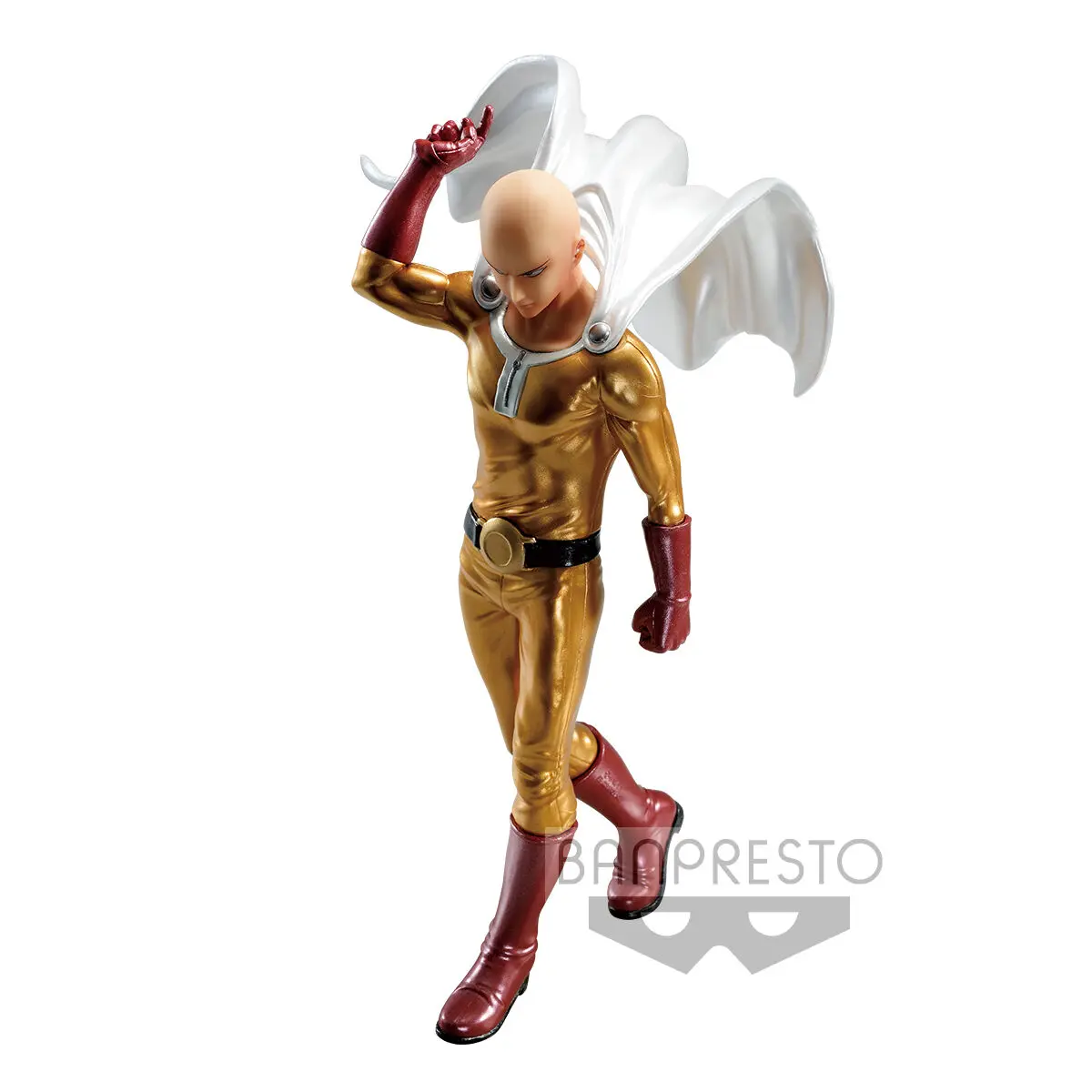 One Punch Man Saitama Metalic Color prémium figura 20cm termékfotó