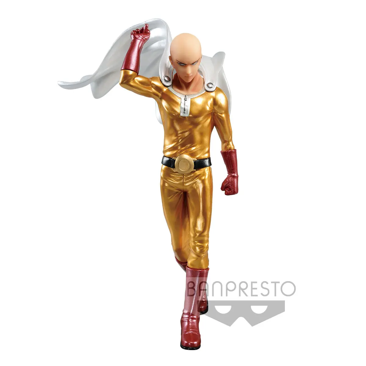 One Punch Man Saitama Metalic Color prémium figura 20cm termékfotó