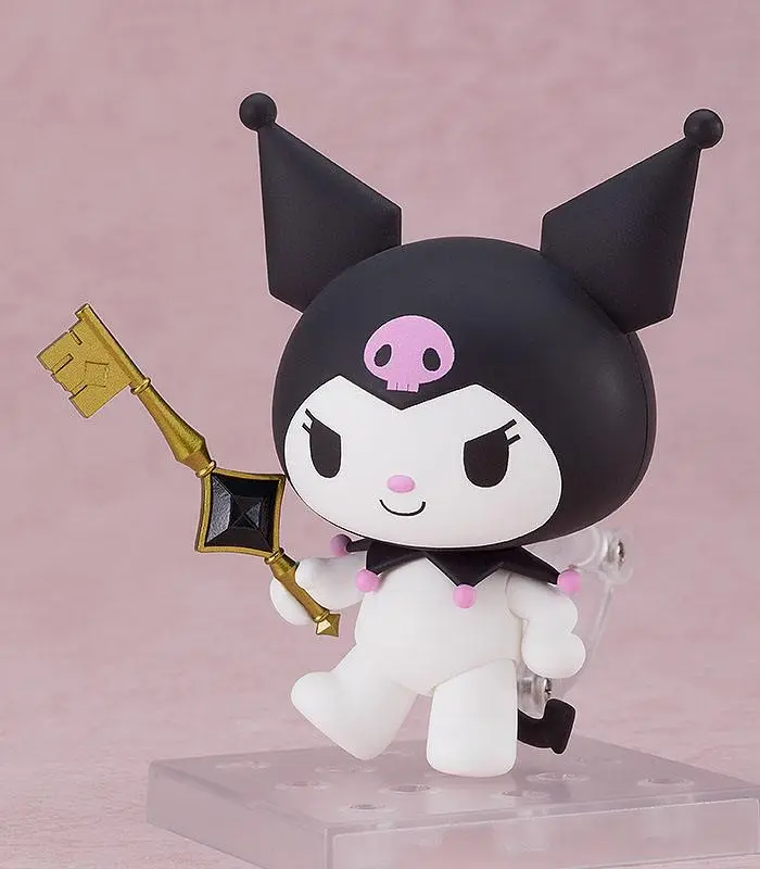 Onegai My Melody Nendoroid akciófigura Kuromi 8 cm termékfotó