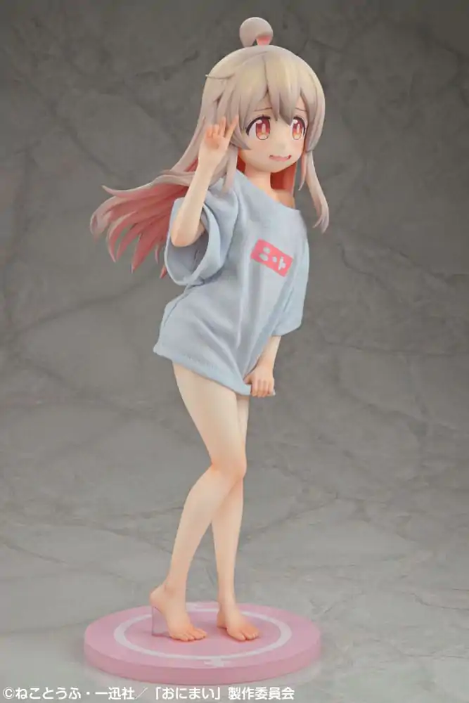 Onimai: I´m Now Your Sister! 1/4 Mahiro Oyama Neet T-shirt Ver. PVC szobor figura 40 cm termékfotó