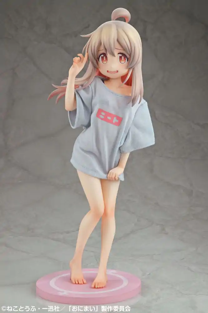 Onimai: I´m Now Your Sister! 1/4 Mahiro Oyama Neet T-shirt Ver. PVC szobor figura 40 cm termékfotó