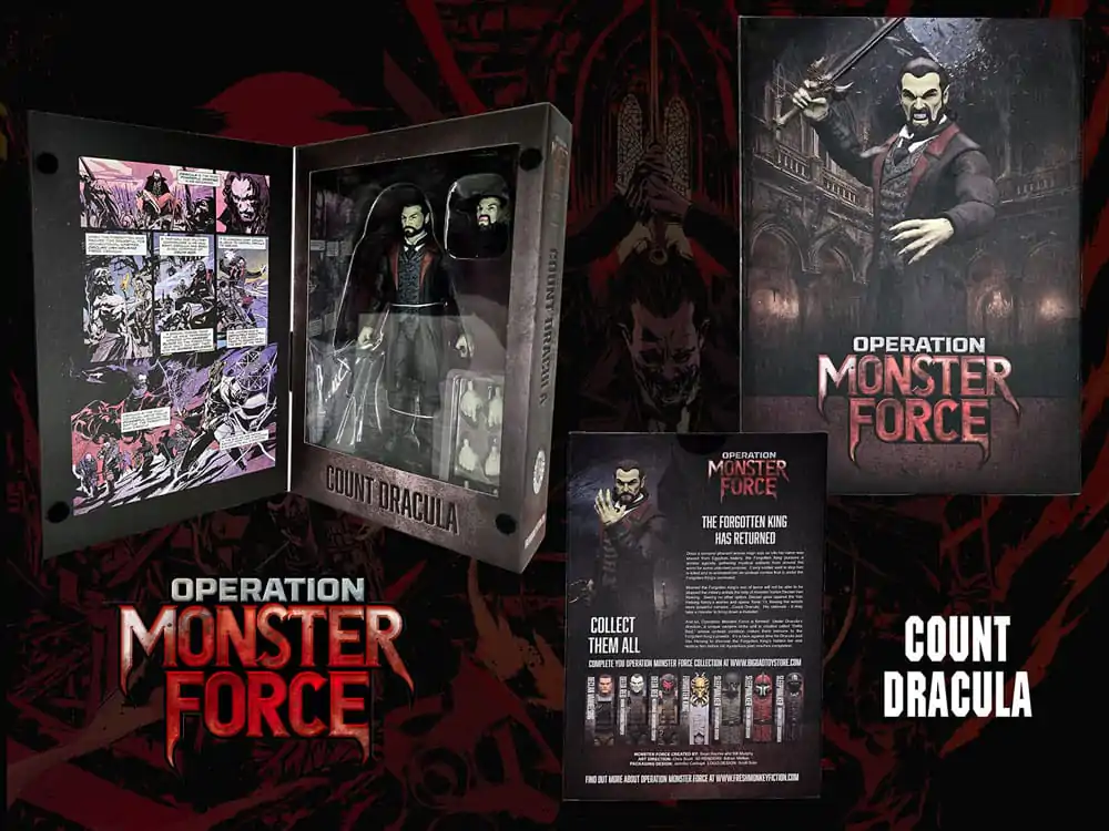 Operation: Monster Force 1/12 Count Dracula akciófigura 15 cm termékfotó