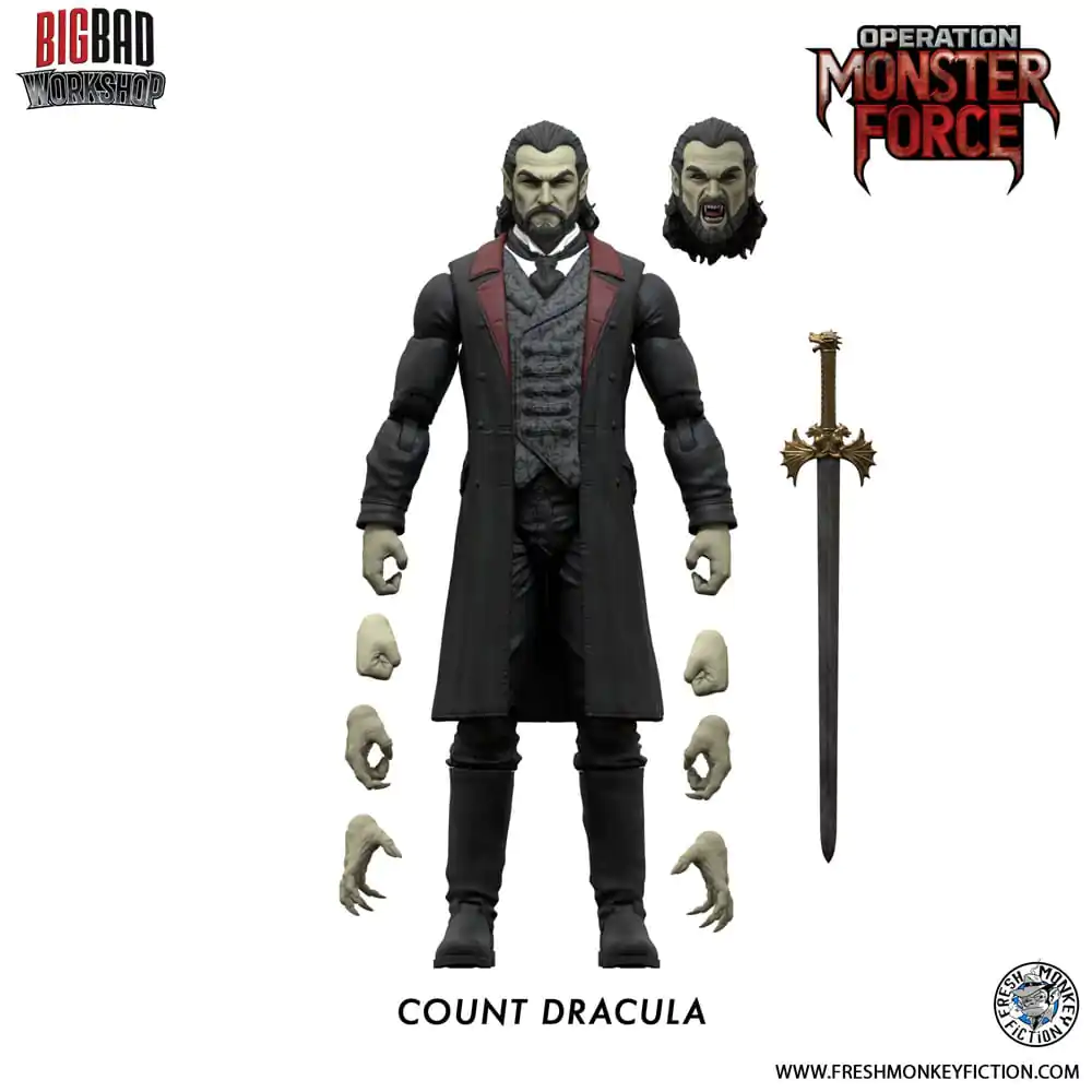 Operation: Monster Force 1/12 Count Dracula akciófigura 15 cm termékfotó