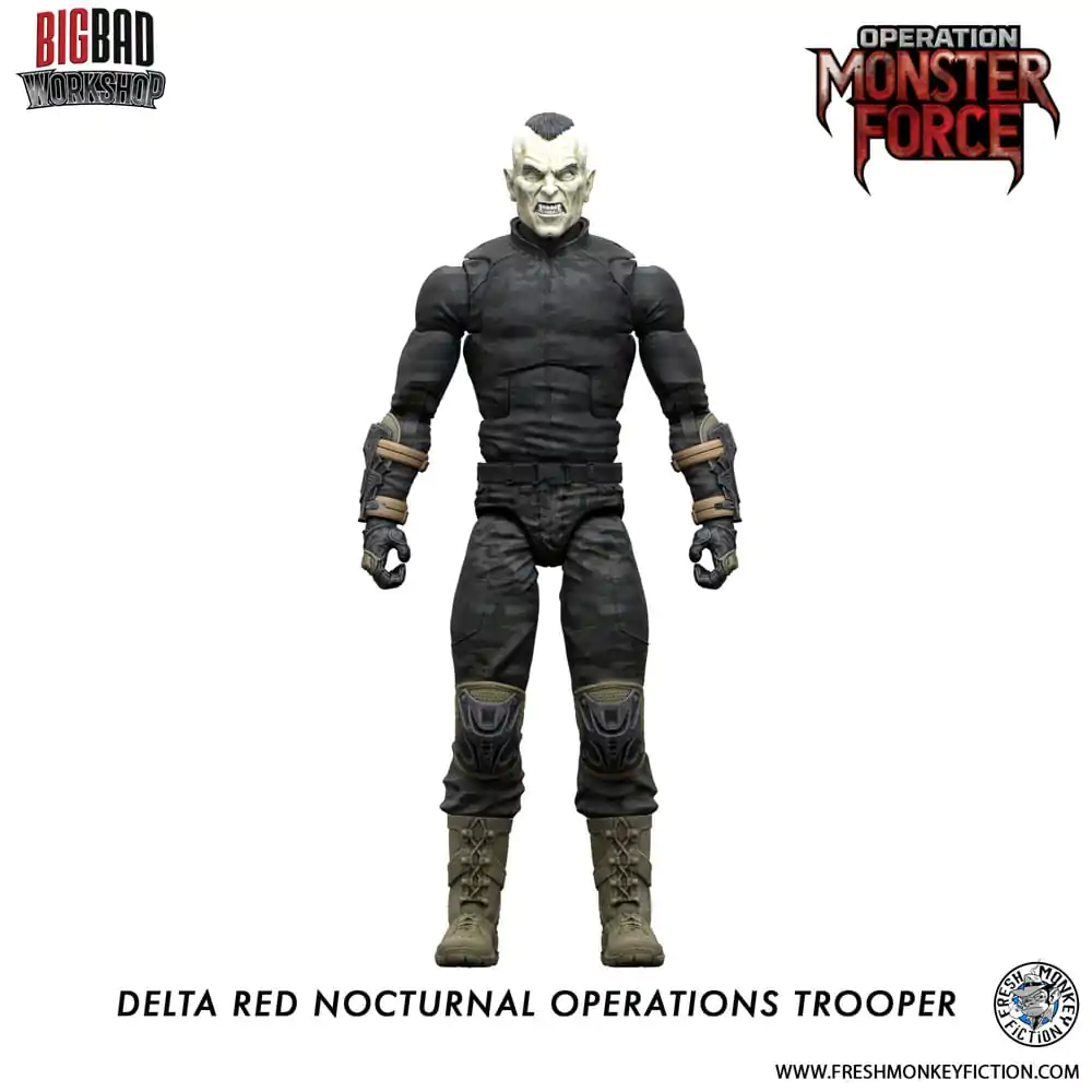 Operation: Monster Force 1/12 Delta Red Nocturnal Operations Trooper akciófigura 15 cm termékfotó